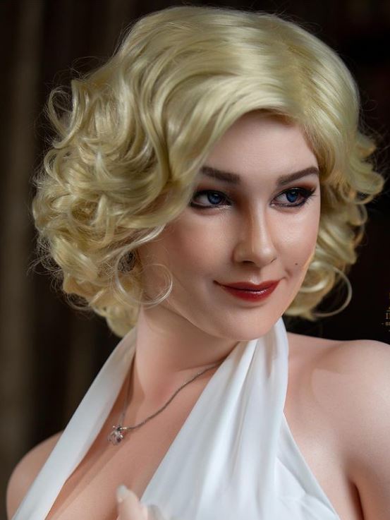 [HEAD-ITD-S12-NATURAL-SILICONE-BROWN- SHORT GOLDEN HAIR-M16] video