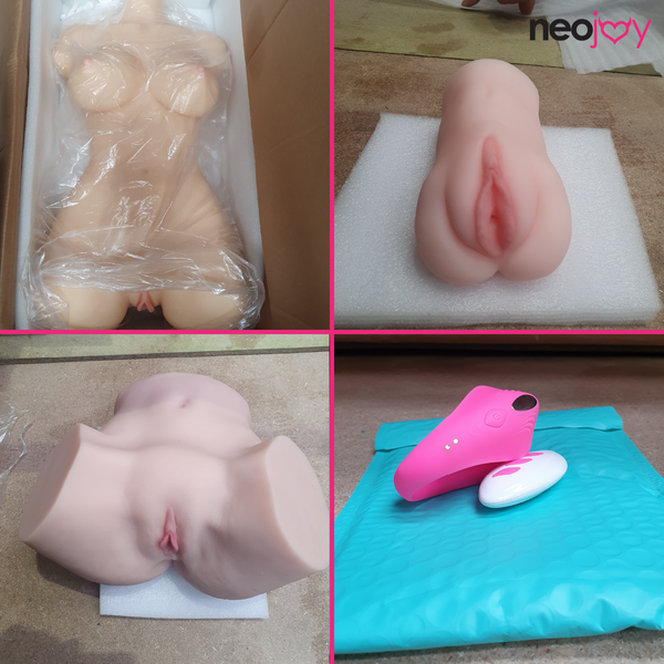 Neojoy Female Sex Doll Torso - Male Strokers - Big Butts - Vibrator