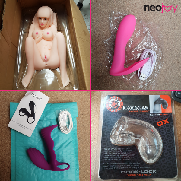 Neojoy Mini Sex Doll - Clitoral Vibrator - Cock Lock - Vibrator Sex Toy