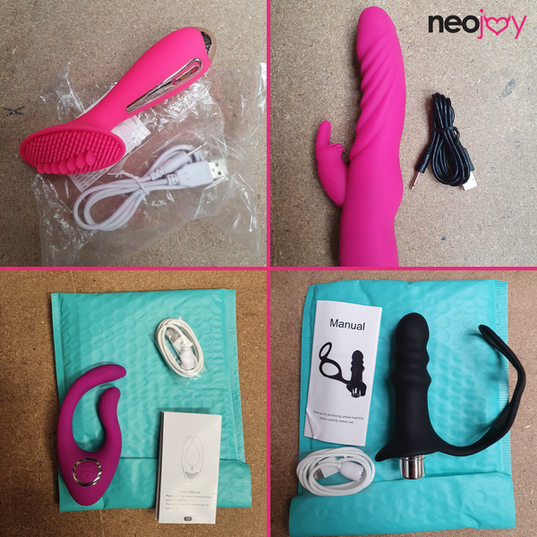 Neojoy Clitoral Vibrator (Black) - Clitoral Vibrator (Purple) - Vibrator (Black) - Vibrator (Pink)