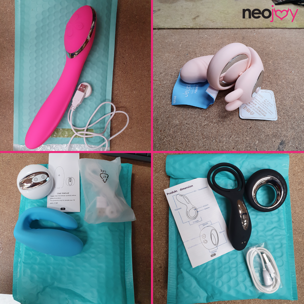 Neojoy U Smile 10 Vibration Vibrator - Male Vibrator - Vibrator (Pink) - Vibrator (Light Pink)