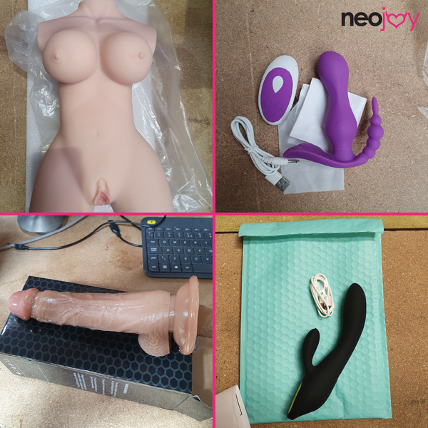 Neojoy Female Sex Doll Torso - Vibrator - Dildo - Butt Plug Sex Toy