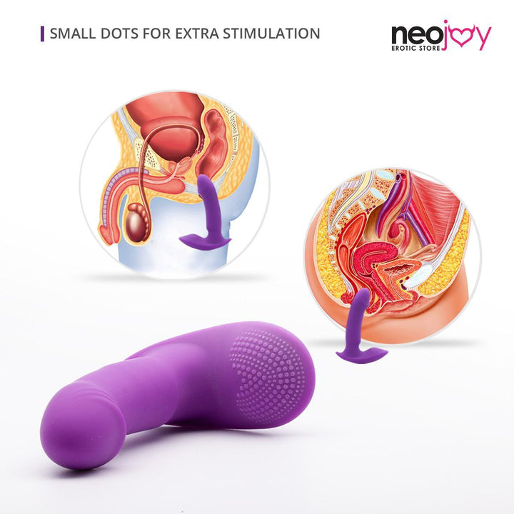 Neojoy Prostate-Spot Vibrating Massager Silicon - Purple 11.5 cm - 4.5 inch Prostate Massagers - lucidtoys.com Dildo vibrator sex toy love doll
