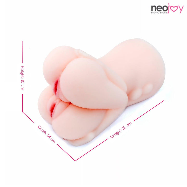 Neojoy - Two holes pussy stroker - 1kg - Skin - Lucidtoys