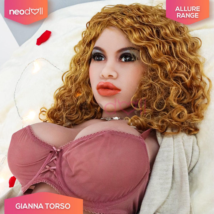 Allure Sex Doll Torso - Gianna Head & Torso - Tan - Lucidtoys