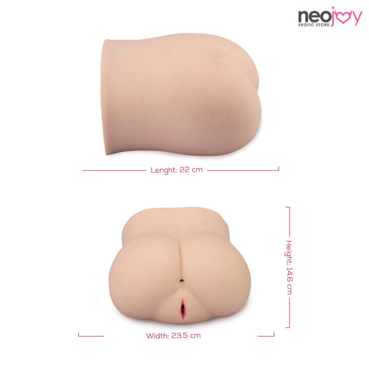 Neojoy Soft Vagina Stroker Sex Doll TPE Realistic Vagina & Ass-Flesh Colour - 4kg - Lucidtoys