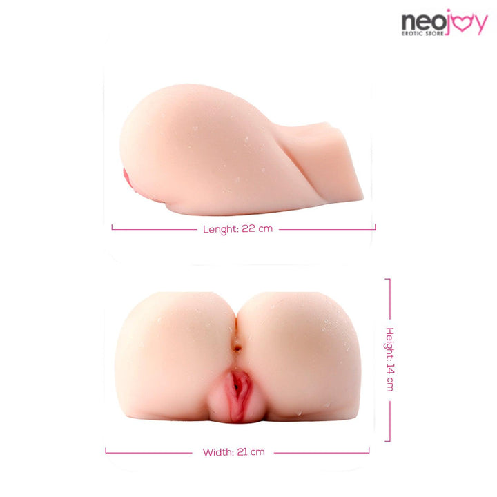 Neojoy Miss Buttocks Realistic Sex Doll with Pussy and Ass -Flesh Colour - 3.5kg - Lucidtoys