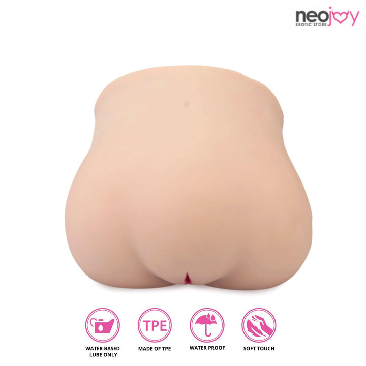 Neojoy Soft Vagina Stroker Sex Doll TPE Realistic Vagina & Ass-Flesh Colour - 4kg - Lucidtoys