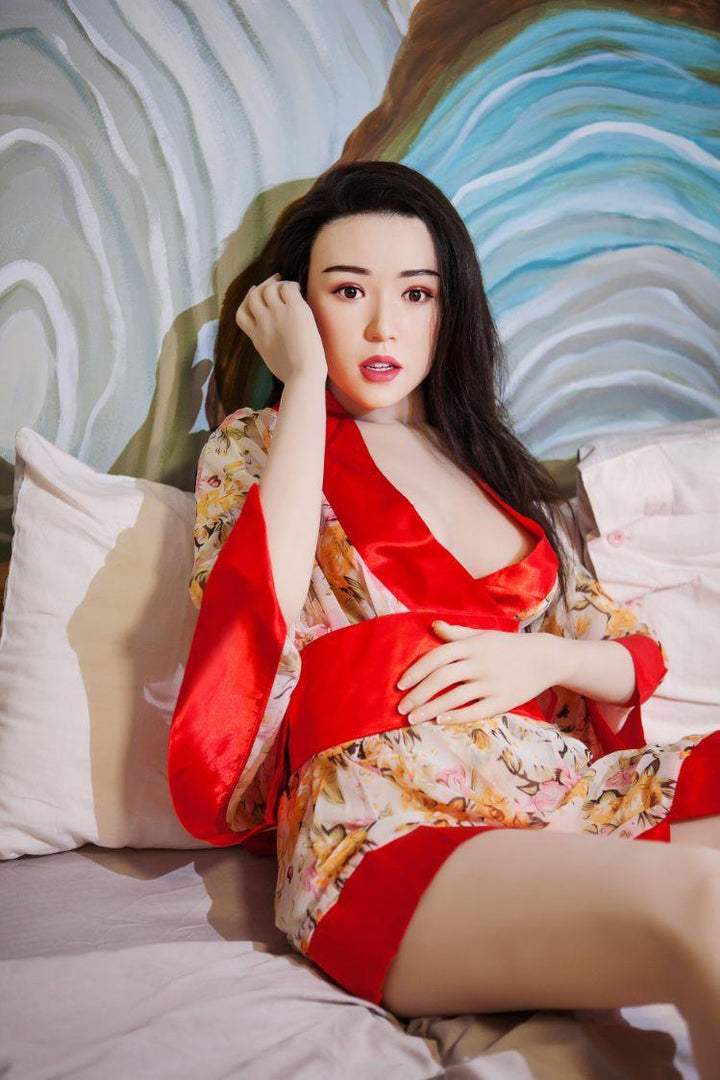 XYDoll - BeiBei - Silicone TPE Hybrid Sex Doll - 168cm - Implanted Black Hair - Natural - Lucidtoys