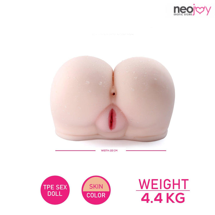Neojoy Miss Buttocks Realistic Sex Doll with Pussy and Ass -Flesh Colour - 3.5kg - Lucidtoys