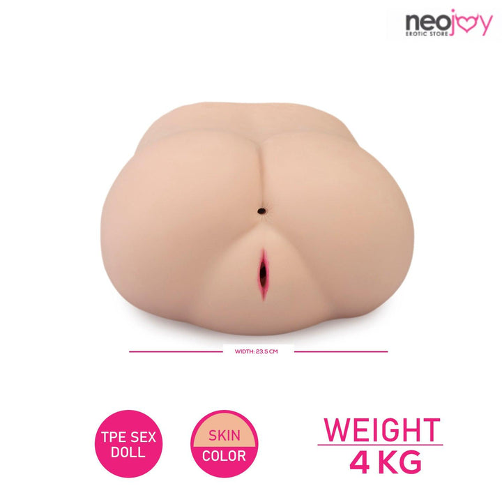 Neojoy Soft Vagina Stroker Sex Doll TPE Realistic Vagina & Ass-Flesh Colour - 4kg - Lucidtoys
