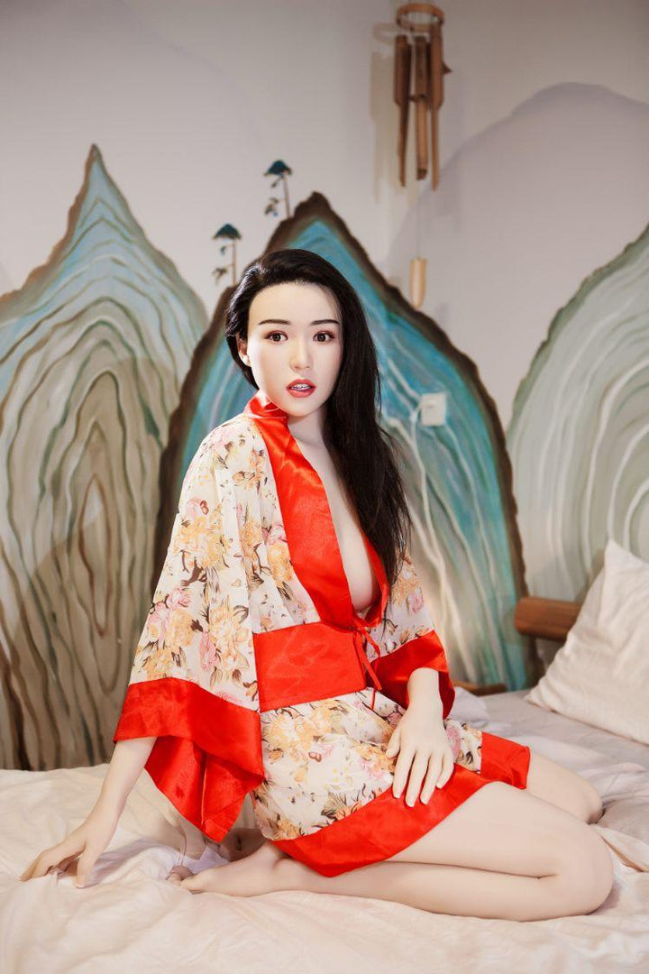 XYDoll - BeiBei - Silicone TPE Hybrid Sex Doll - 168cm - Implanted Black Hair - Natural - Lucidtoys