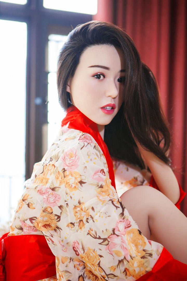 XYDoll - BeiBei - Silicone TPE Hybrid Sex Doll - 168cm - Implanted Black Hair - Natural - Lucidtoys