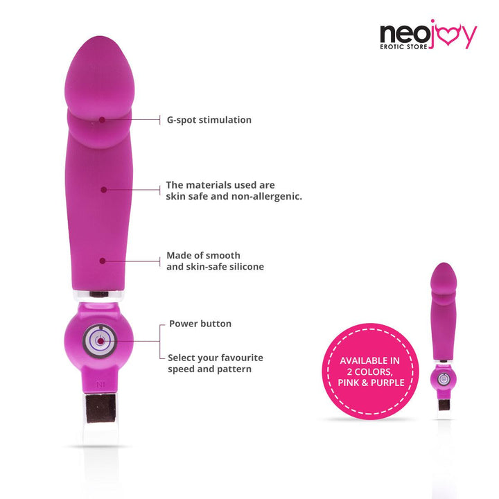 Neojoy Penis Vagina Vibrator 20 Mode Silicone