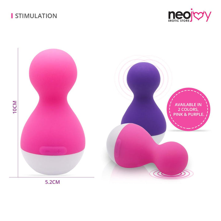 NeoJoy Breast Clitoris Simulator Silicon 7 Vibration Function USB Rechargeable - Lucidtoys