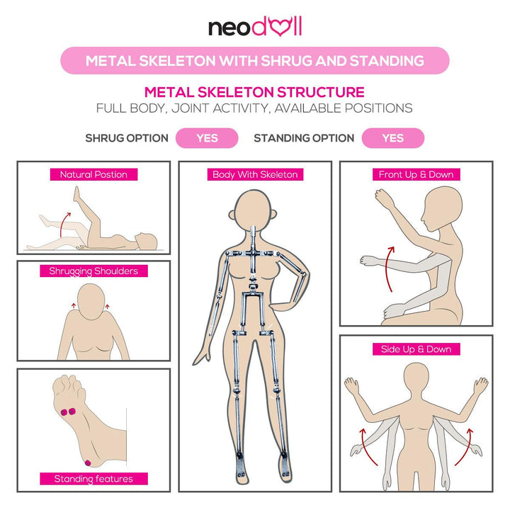 Neodoll Racy Xiu - Realistic Sex Doll - 157cm - Natural - Lucidtoys